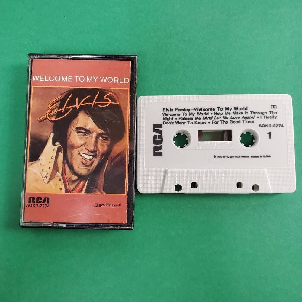 Elvis Presley – Welcome to My World Cassette Album RCA 1977